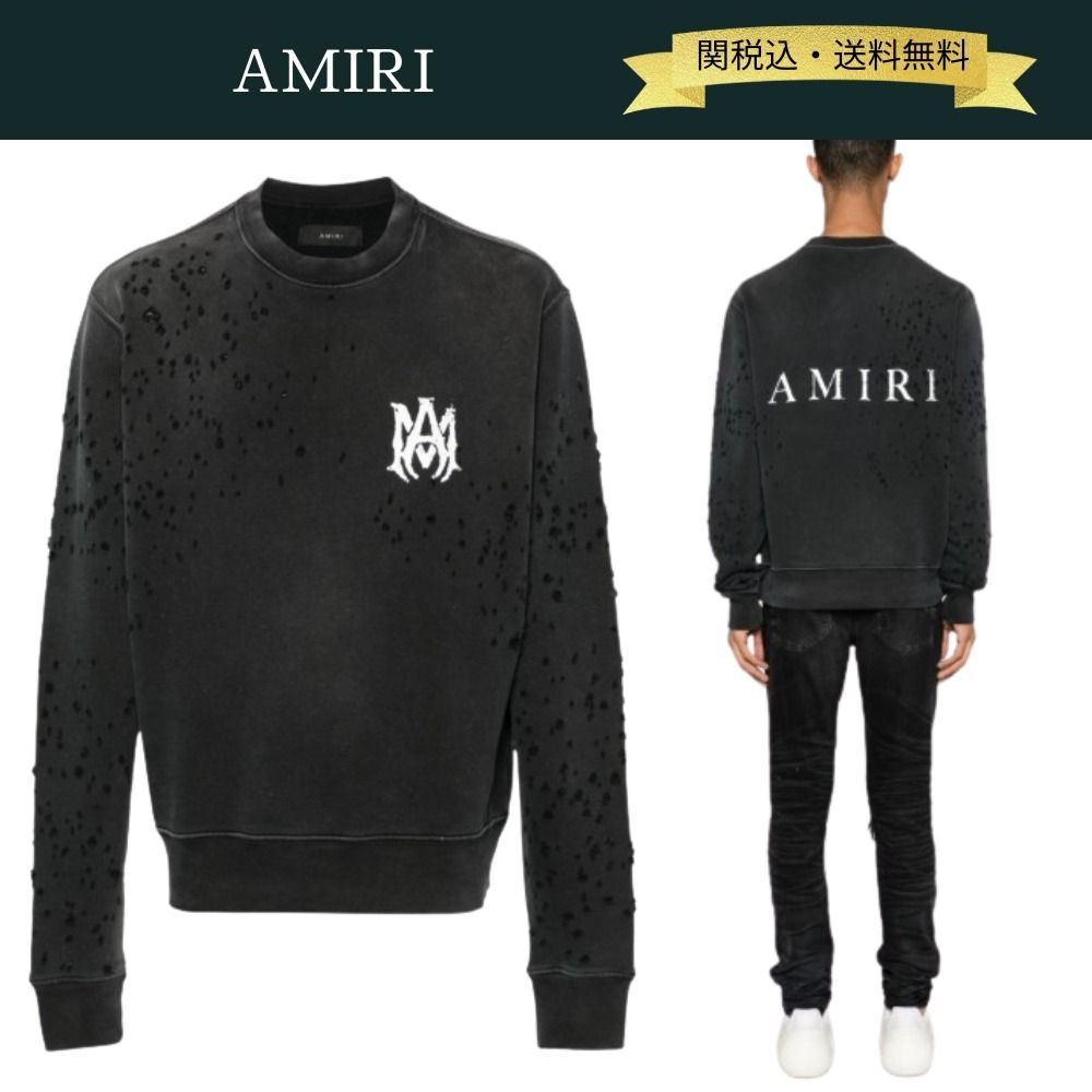 関税・送料込】AMIRI ショットガンモノグラムスウェットシャツ (AMIRI