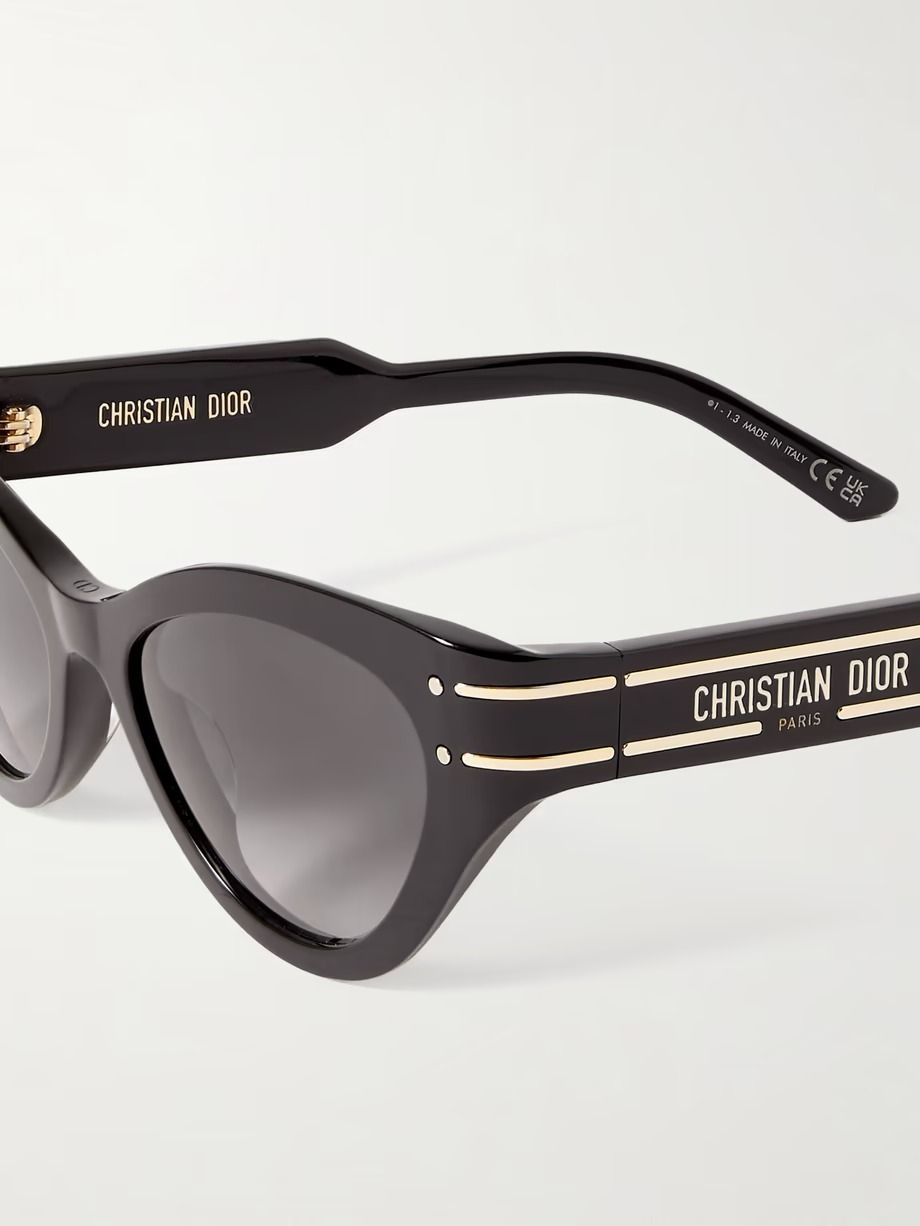 送料・関税込み＊DIOR キャットアイ アセテートサングラス (Dior