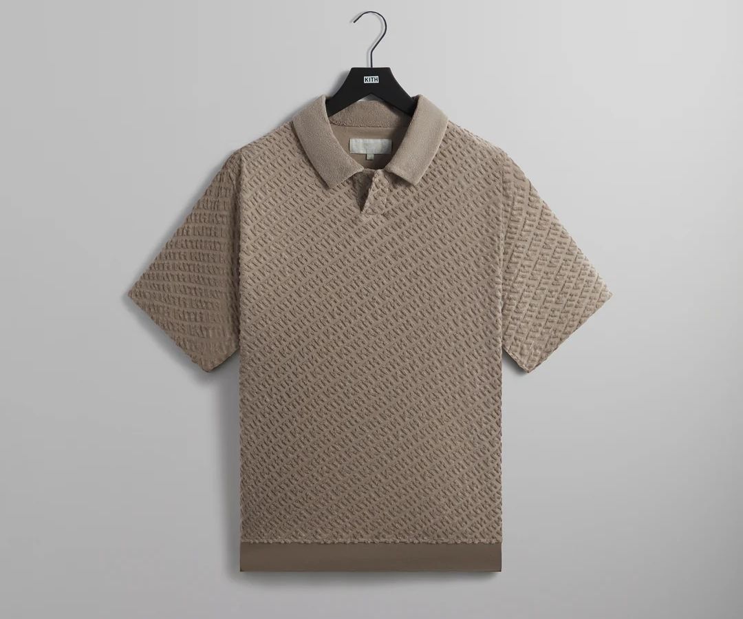 ☆24SS 最新作☆Kith Monogram Leo Terry Polo (KITH NYC/ポロシャツ