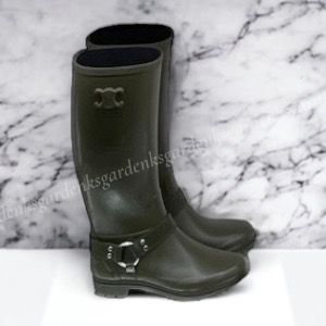 すぐ届く！CELINE CELINE ハイレインブーツ (CELINE/レインブーツ