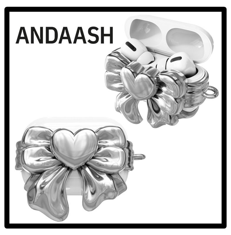 ☆送料・関税込☆韓国雑貨☆ANDAASH☆Airpods BOW 01☆ (ANDAASH