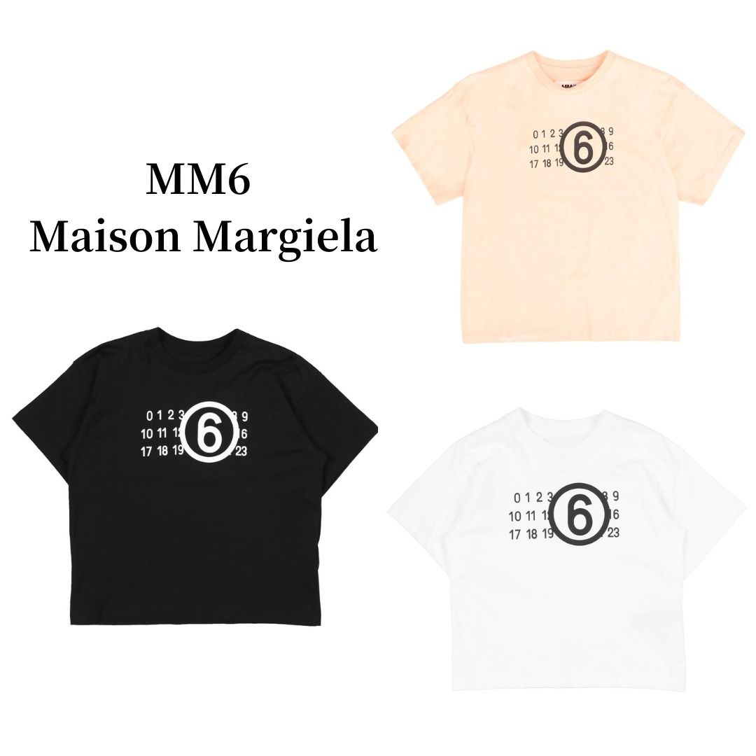 関税送料込【MM6 Maison Margiela】大人もOK♪ロゴ Tシャツ (MM6
