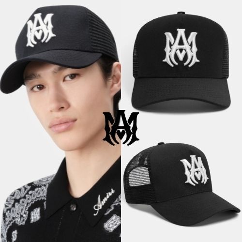 Amiri】アミリ MA ロゴ トラッカー ハット キャップ メッシュ (AMIRI