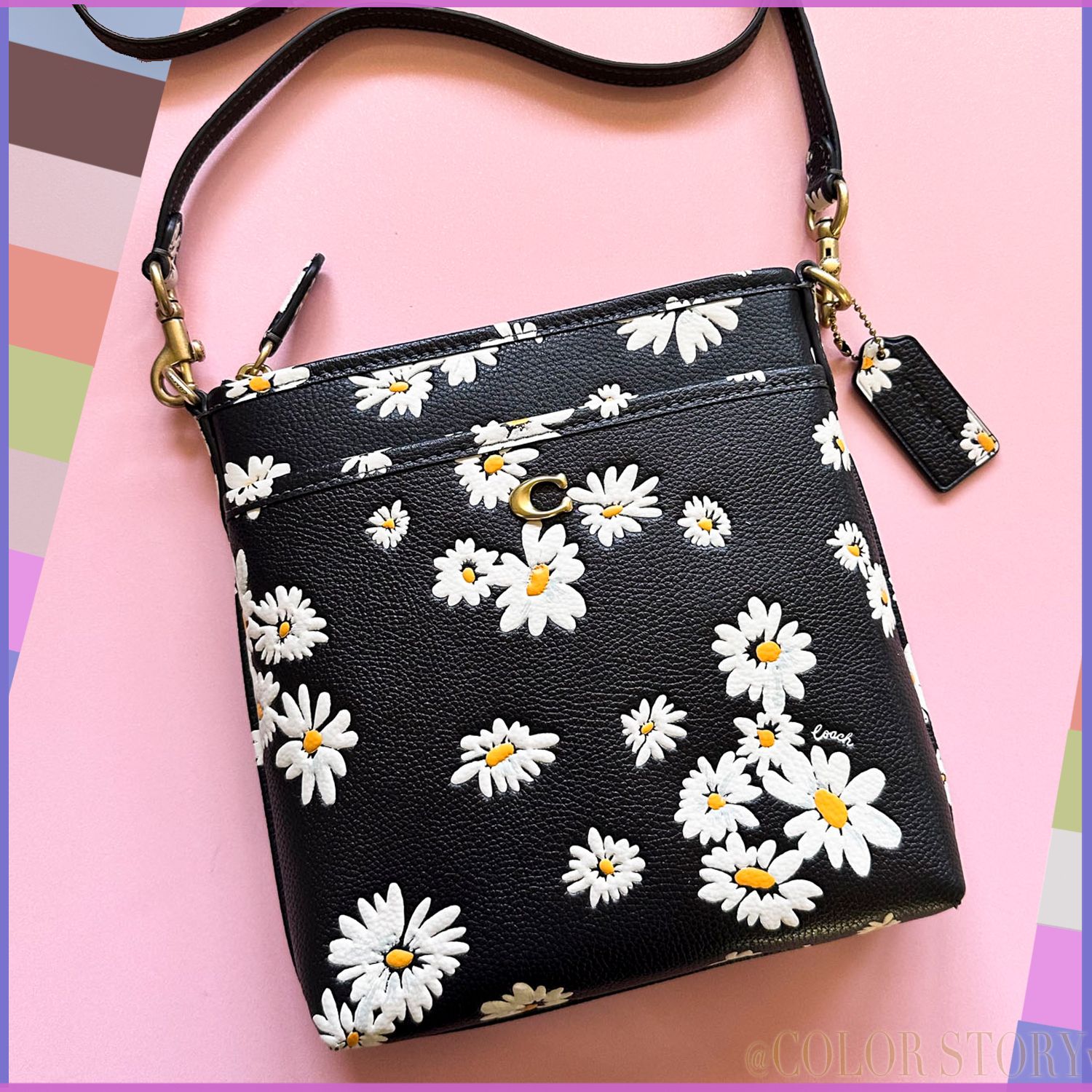 COACH高級ライン】SALE○完売!○大人可愛いお花○クロスボディ (Coach