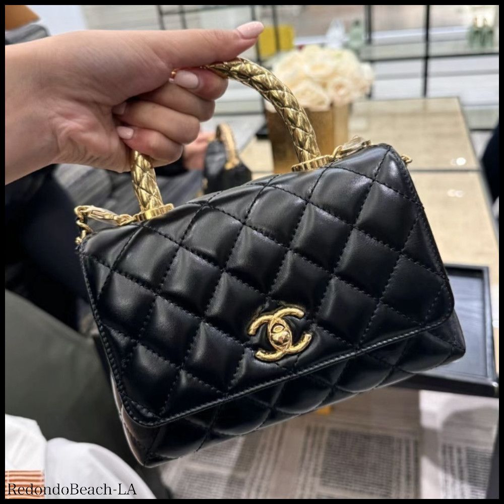 新ゴージャスハンドル】CHANEL☆ココハンドル 19cm (CHANEL/ショルダー