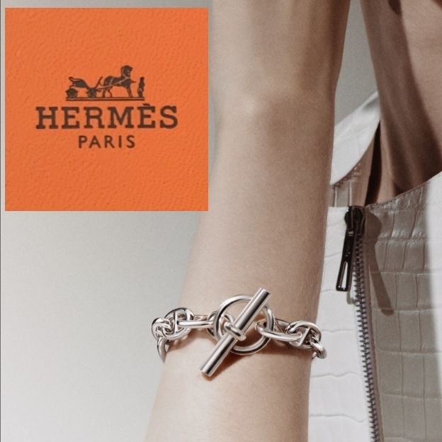 ◇定番ブレスレット◇エルメス シェーヌダンクル GM (HERMES
