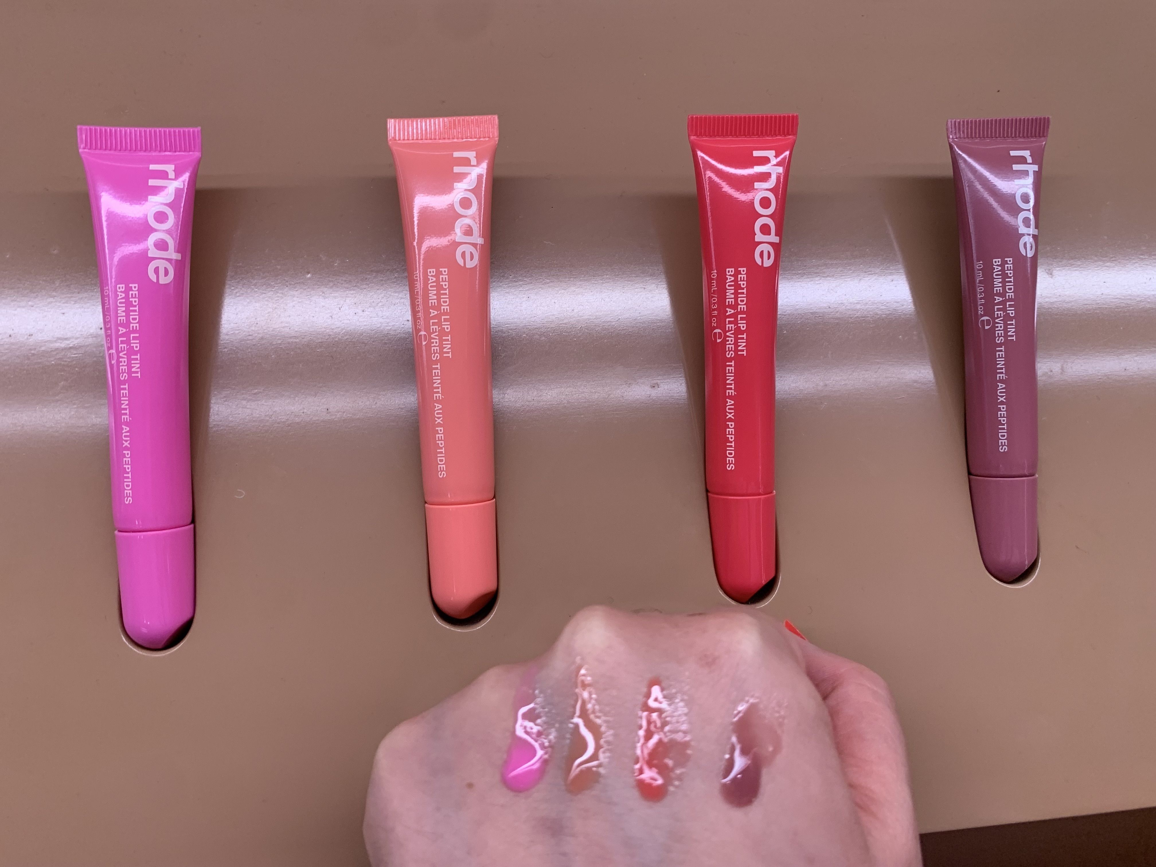 限定カラーヘイリー・ビーバー【rhode】ペプチドリップティント (rhode