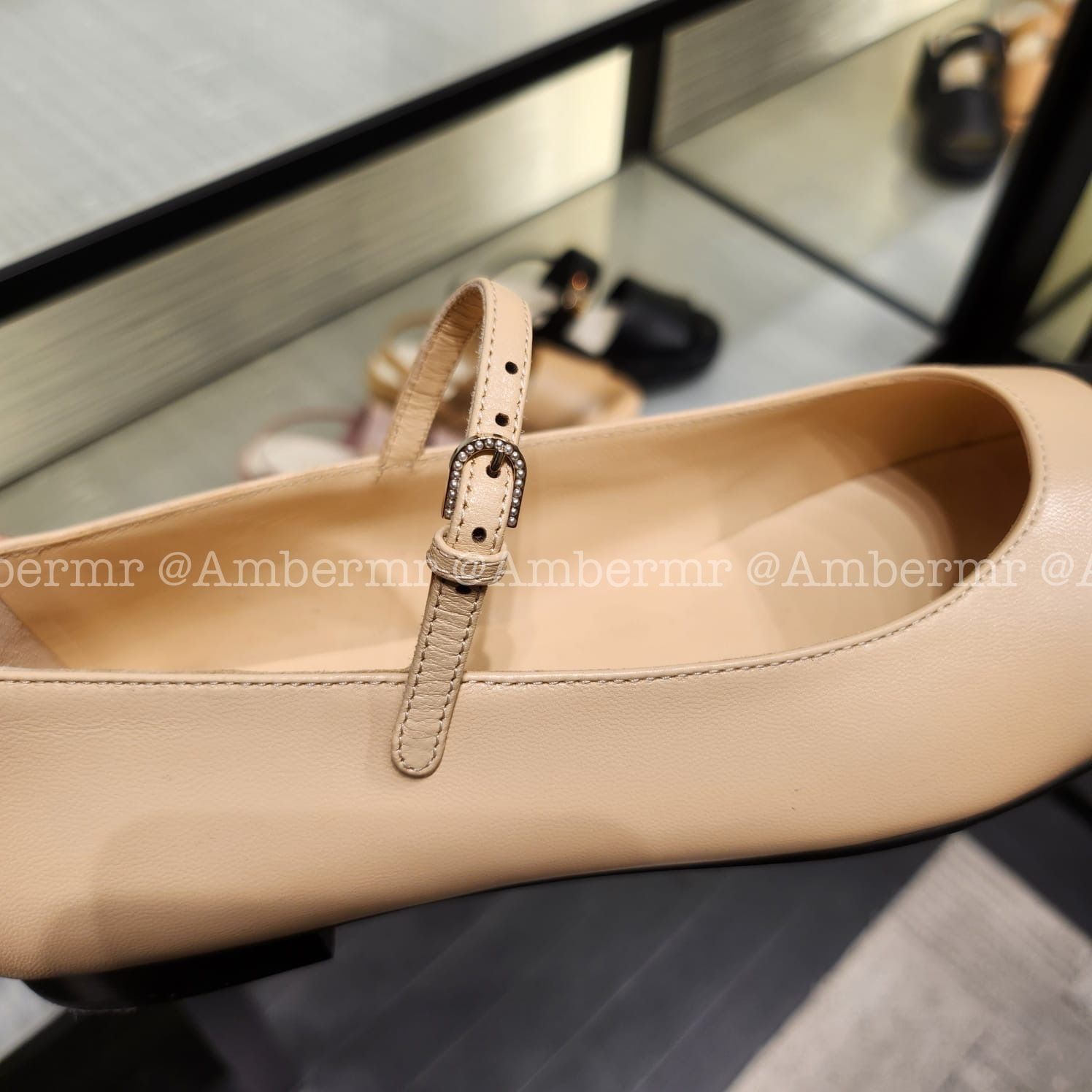 24A CHANEL CC メリージェーン シングルストラップ (CHANEL/バレエ