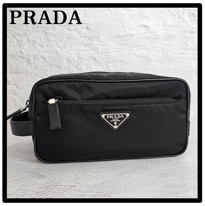 ☆関税込☆PRADA☆プラダ メンズ セカンドバッグ☆BLACK☆ (PRADA