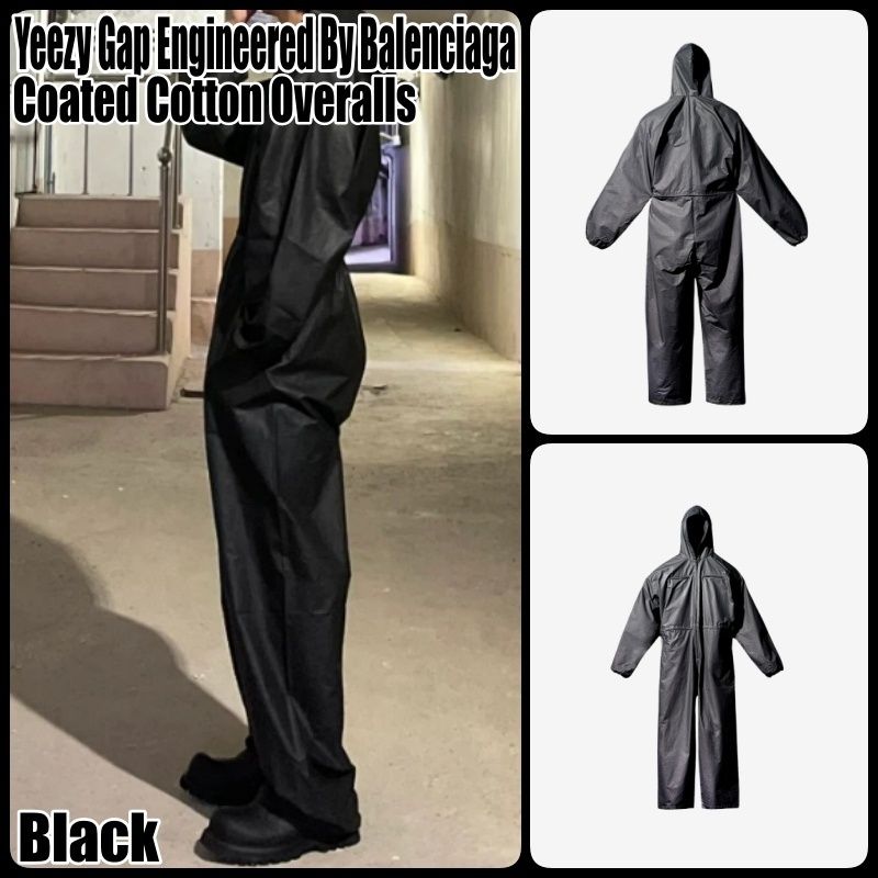 Yeezy Gap Engineered By Balenciaga Coated Cotton Overalls (YEEZY
