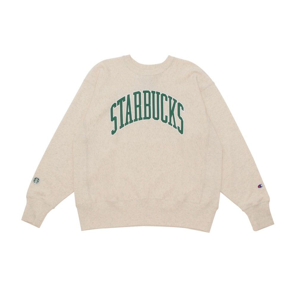 STARBUCKS BEAMS CHAMPION CREWNECK - スタバ ビームス (Starbucks