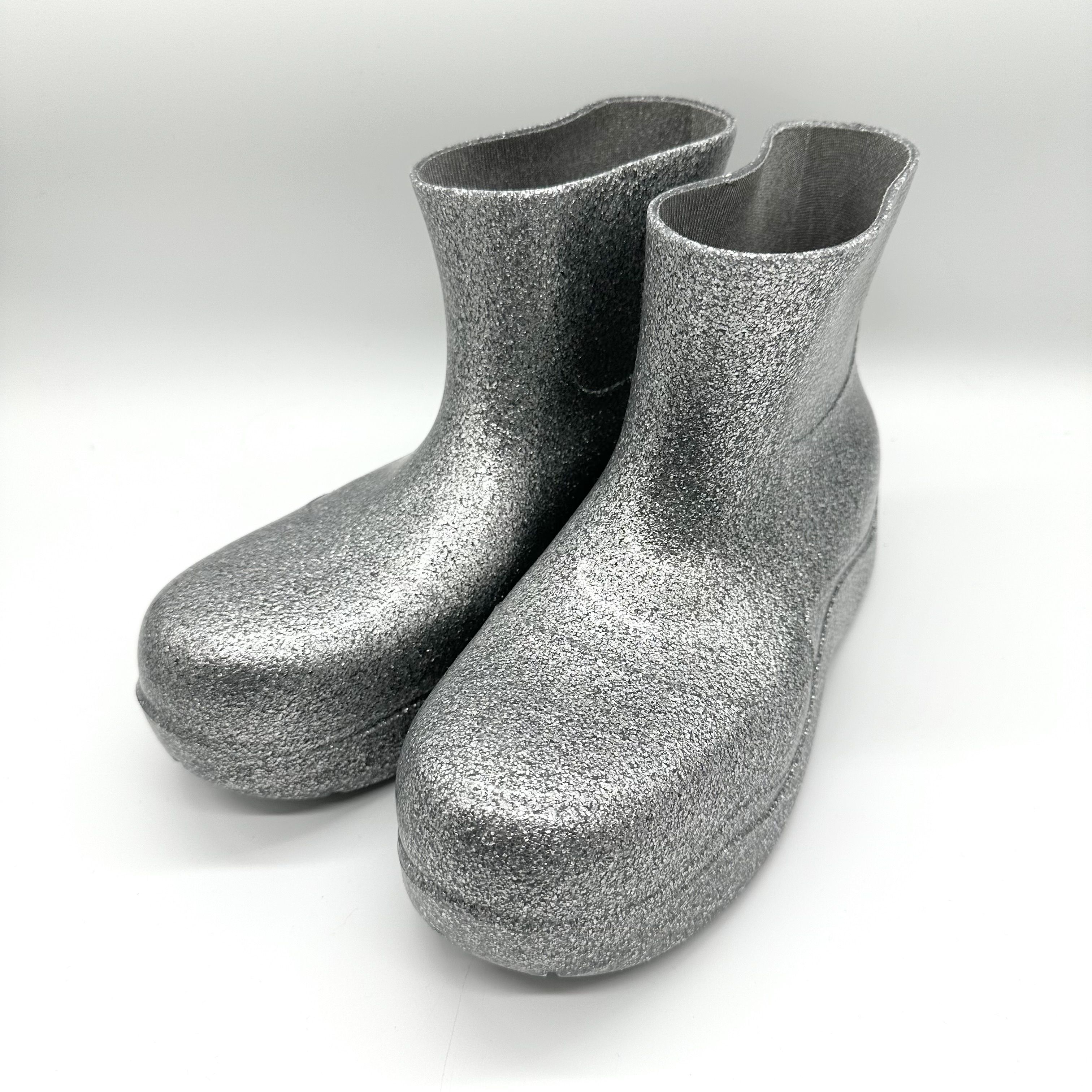 新品未使用】BOTTEGA VENETA パドルブーツ paddle シルバー (BOTTEGA