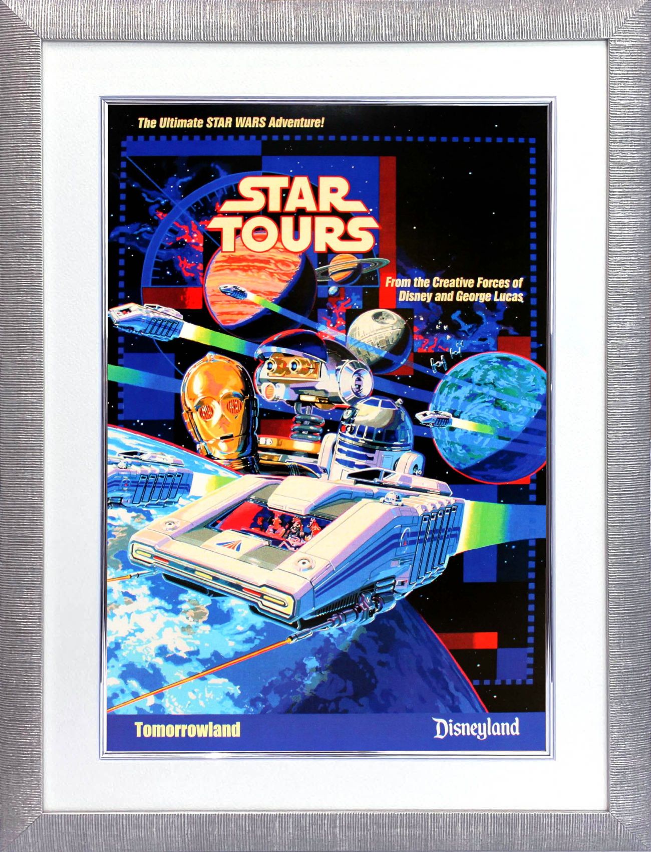 ディズニーポスター「トゥモローランド/スター・ツアーズ」 (Disney