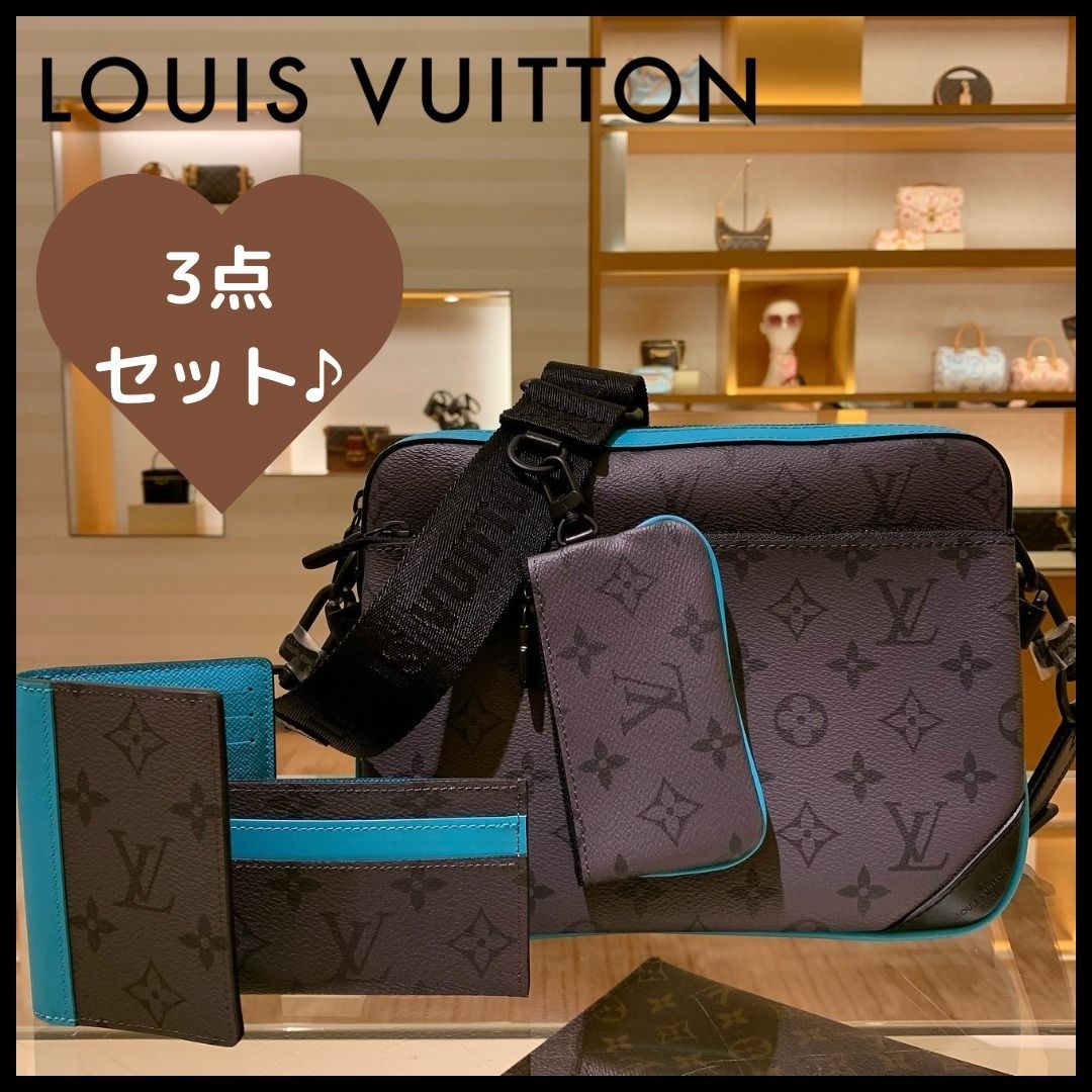 3点セット♪】ルイヴィトン トリオ メッセンジャーバッグ (Louis