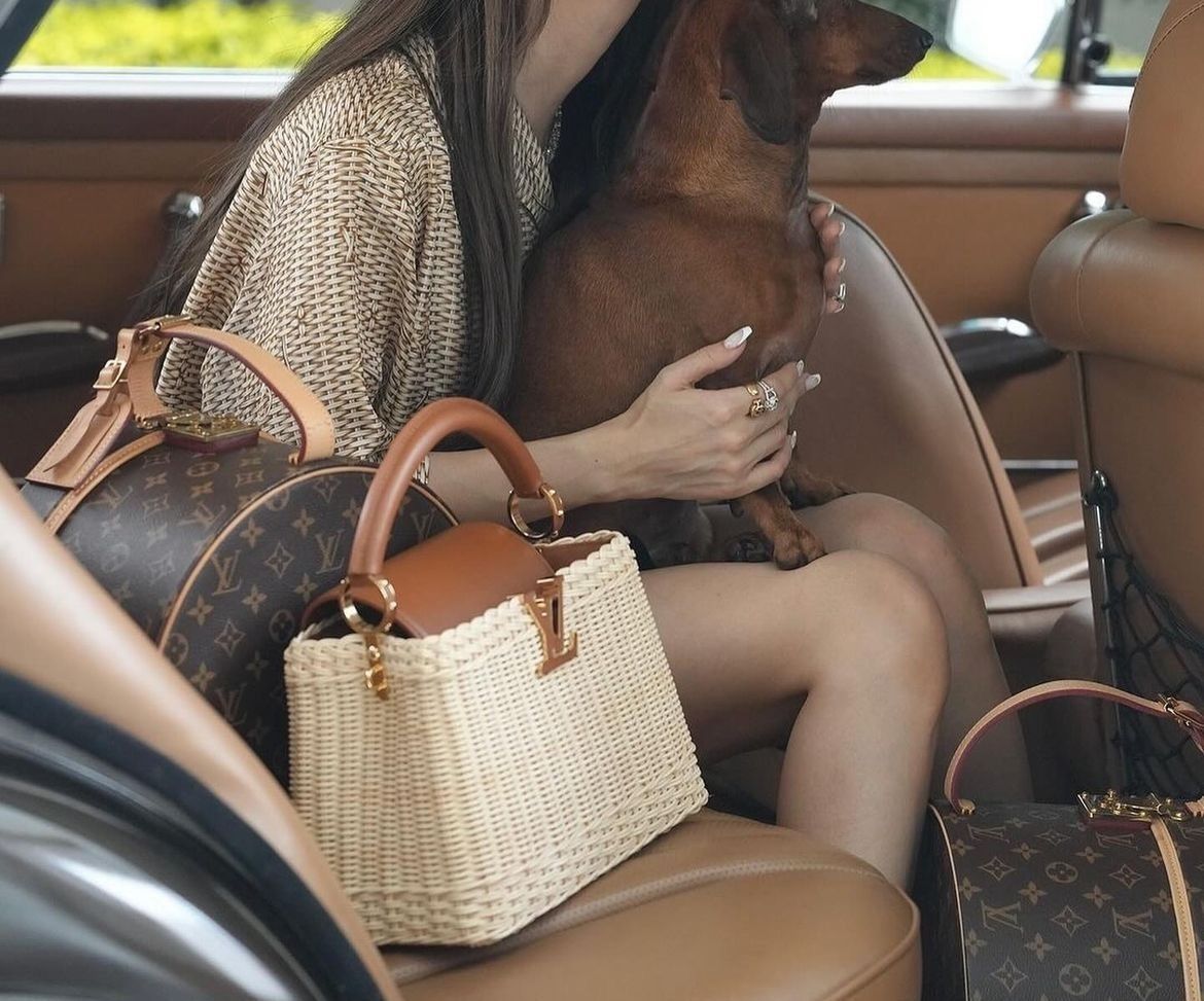 ルイヴィトン【おしゃれなかごバッグ】カプシーヌ BB☆関税込み (Louis