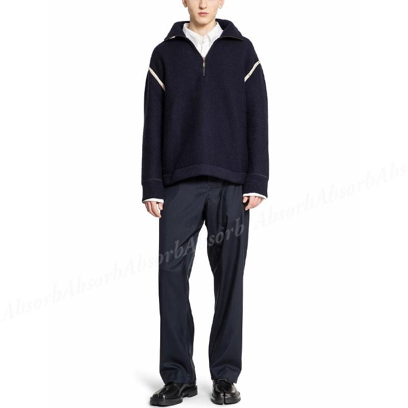 24AW NEW】Maison Margiela / エルボーパッチ セーター / Navy (Maison