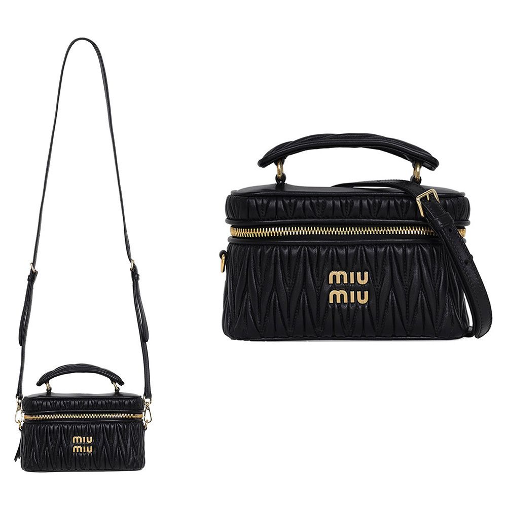 MiuMiu ミュウミュウ マテラッセレザー ショルダーバッグ (MiuMiu