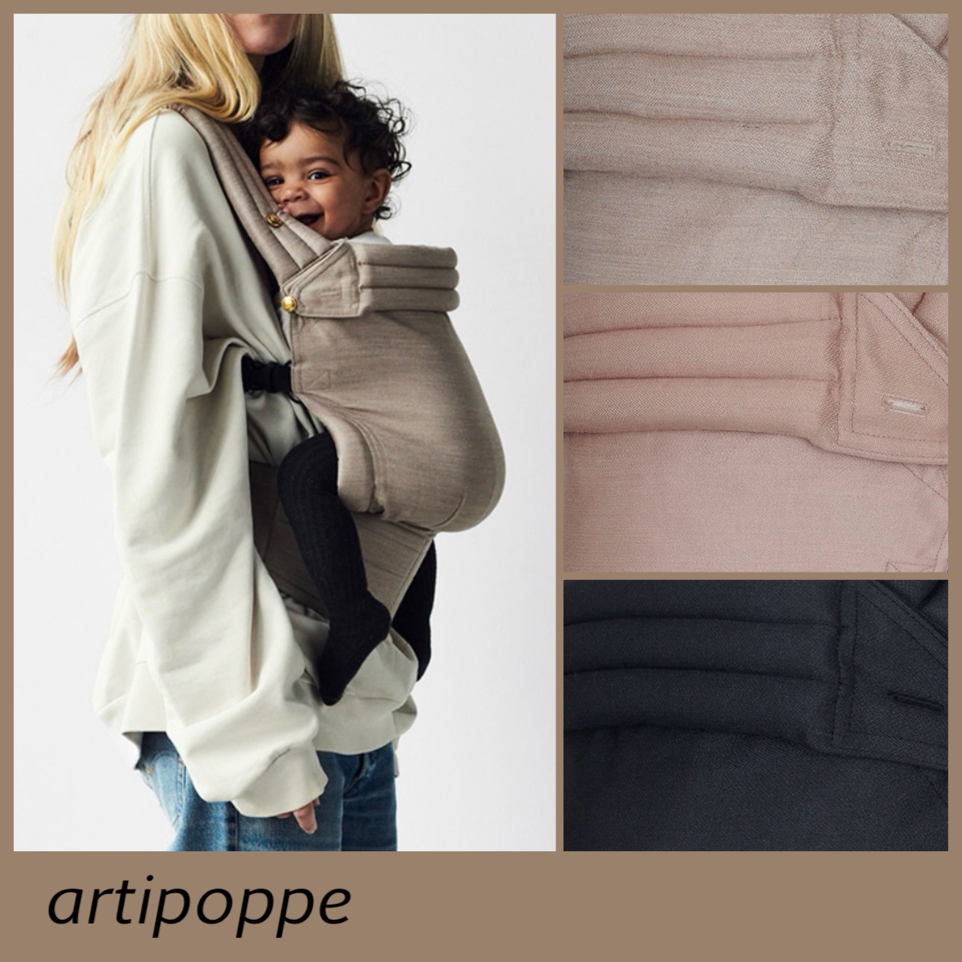 artipoppe】 ZEITGEIST IN TUSSAH SILK シンプルデザイン 3色