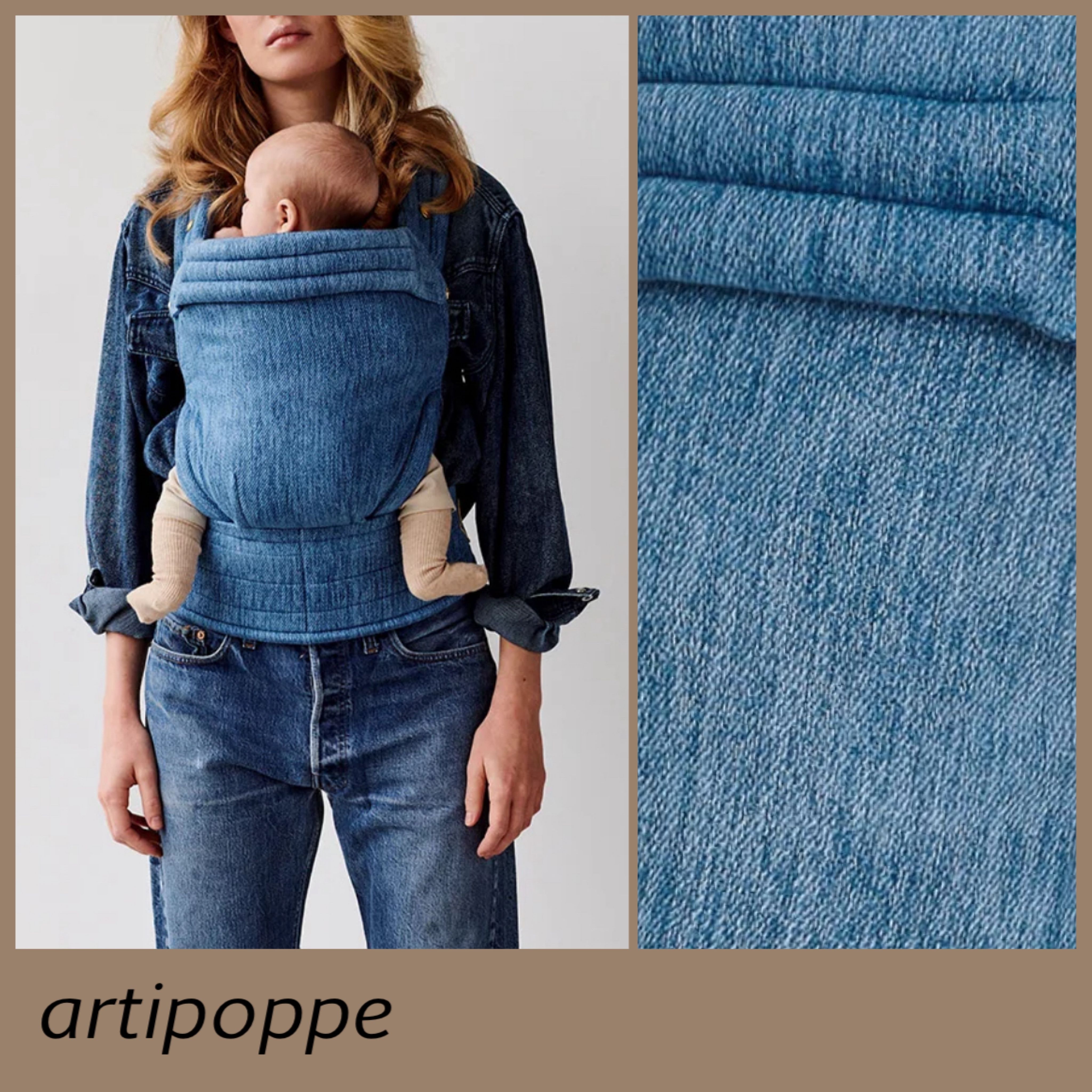 artipoppe】 ZEITGEIST DENIM 日本国産デニム使用 (artipoppe/抱っこ紐