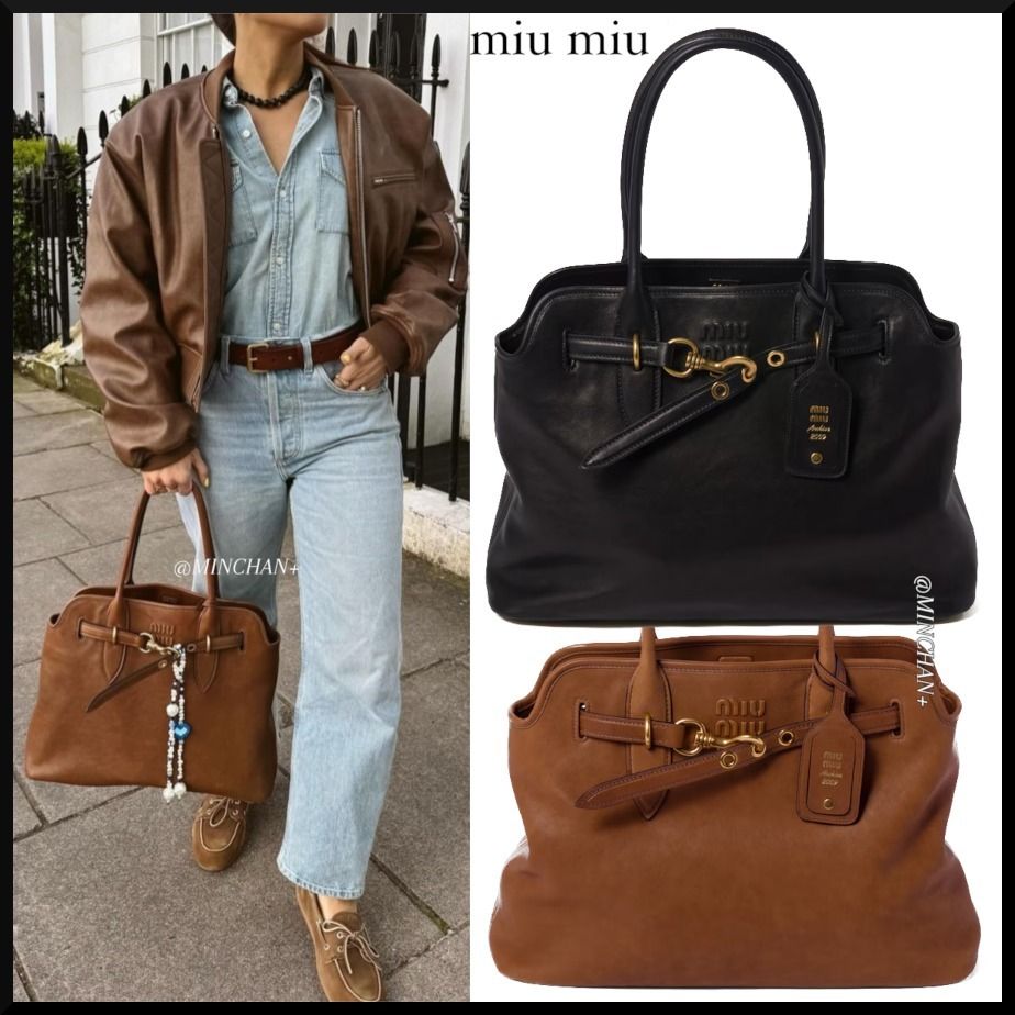 Miu Miu】Aventure アバンチュール ナッパレザー バッグ (MiuMiu