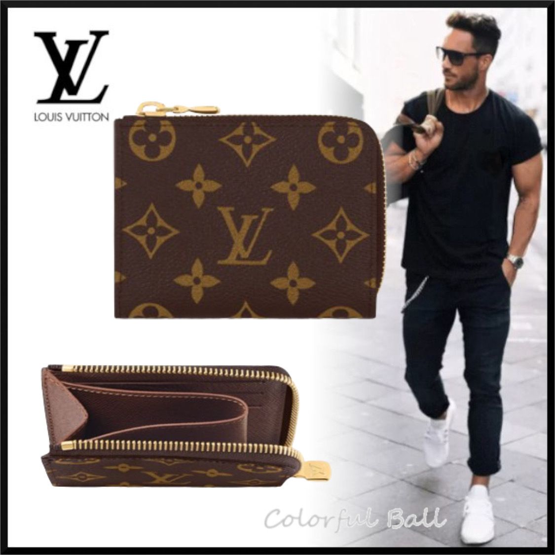 安心国内】Louis Vuitton ポルトフォイユ・ノア コンパクト (Louis