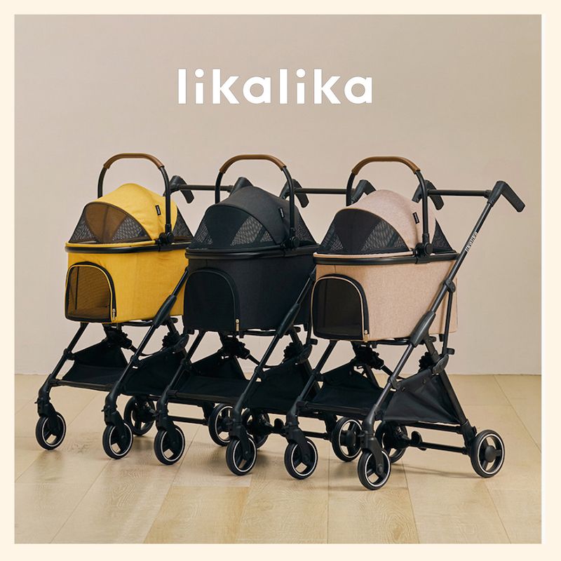 LIKALIKA] 4ウェイ 超軽量 分離型 犬用ベビーカー (likalika/ペット