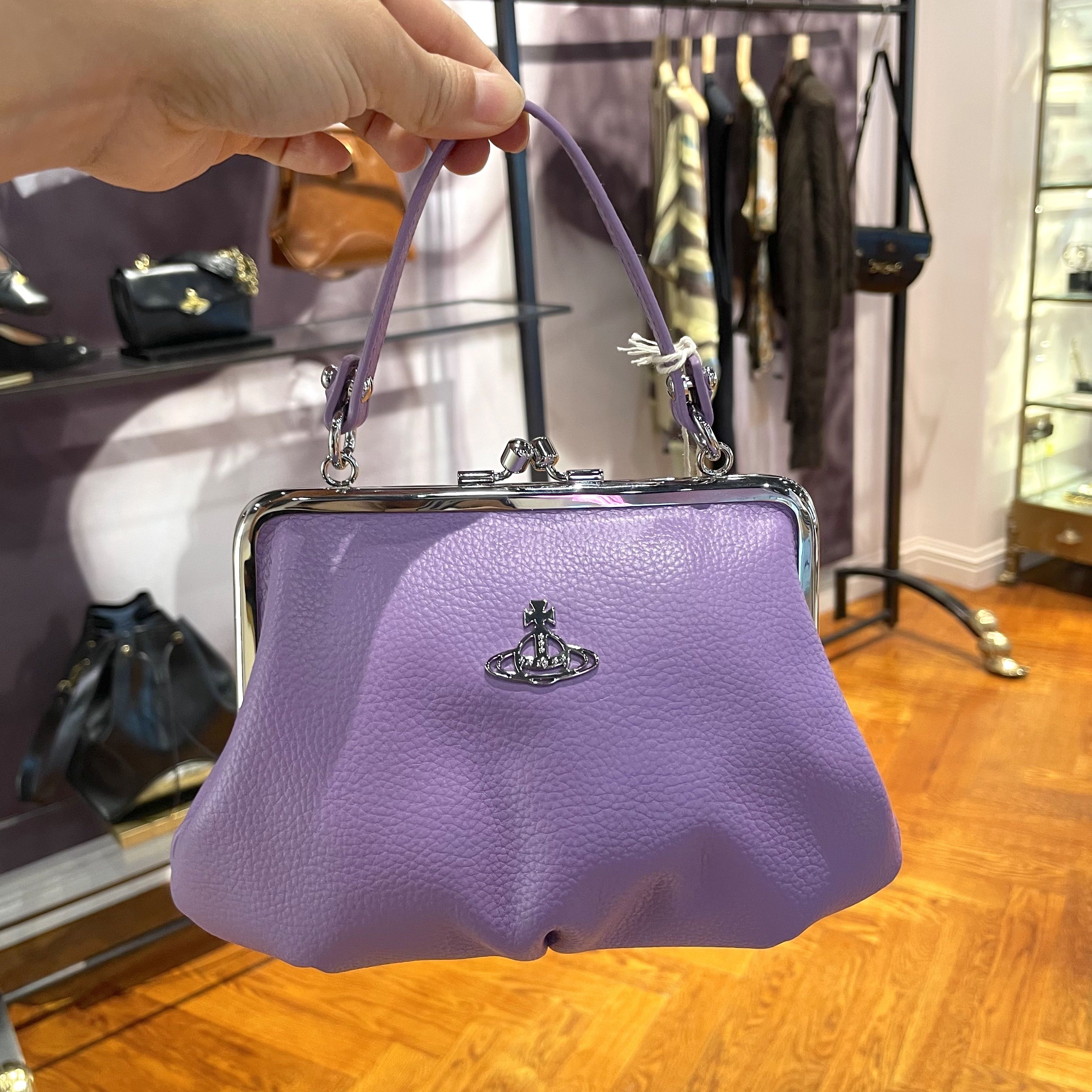 ☆vivienne westwood☆Granny がま口 ミニ ハンドバッグ (Vivienne