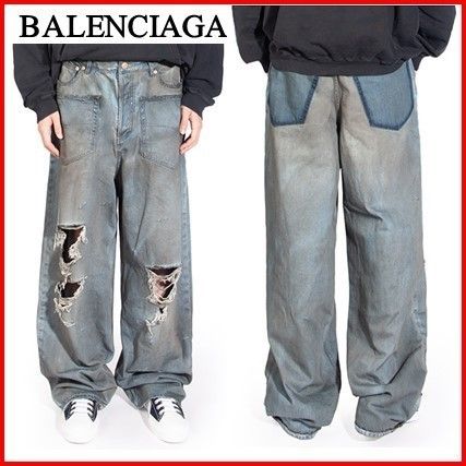 関税込み】 ☆BALENCIAGA☆ PATCHED ポケット バギー ジーンズ