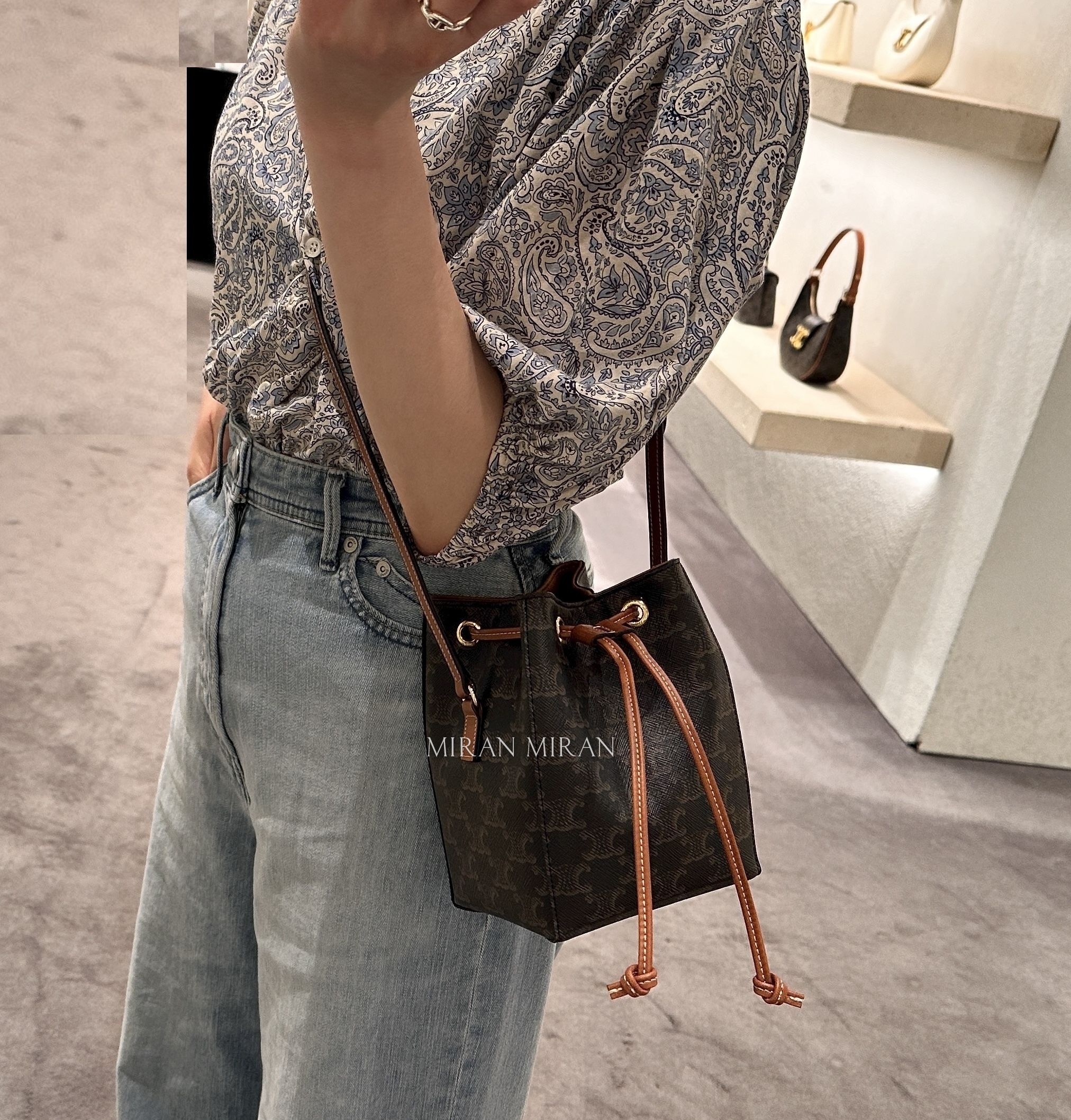 CELINE】カラバリありマイクロ セーラー/トリオンフキャンバス (CELINE