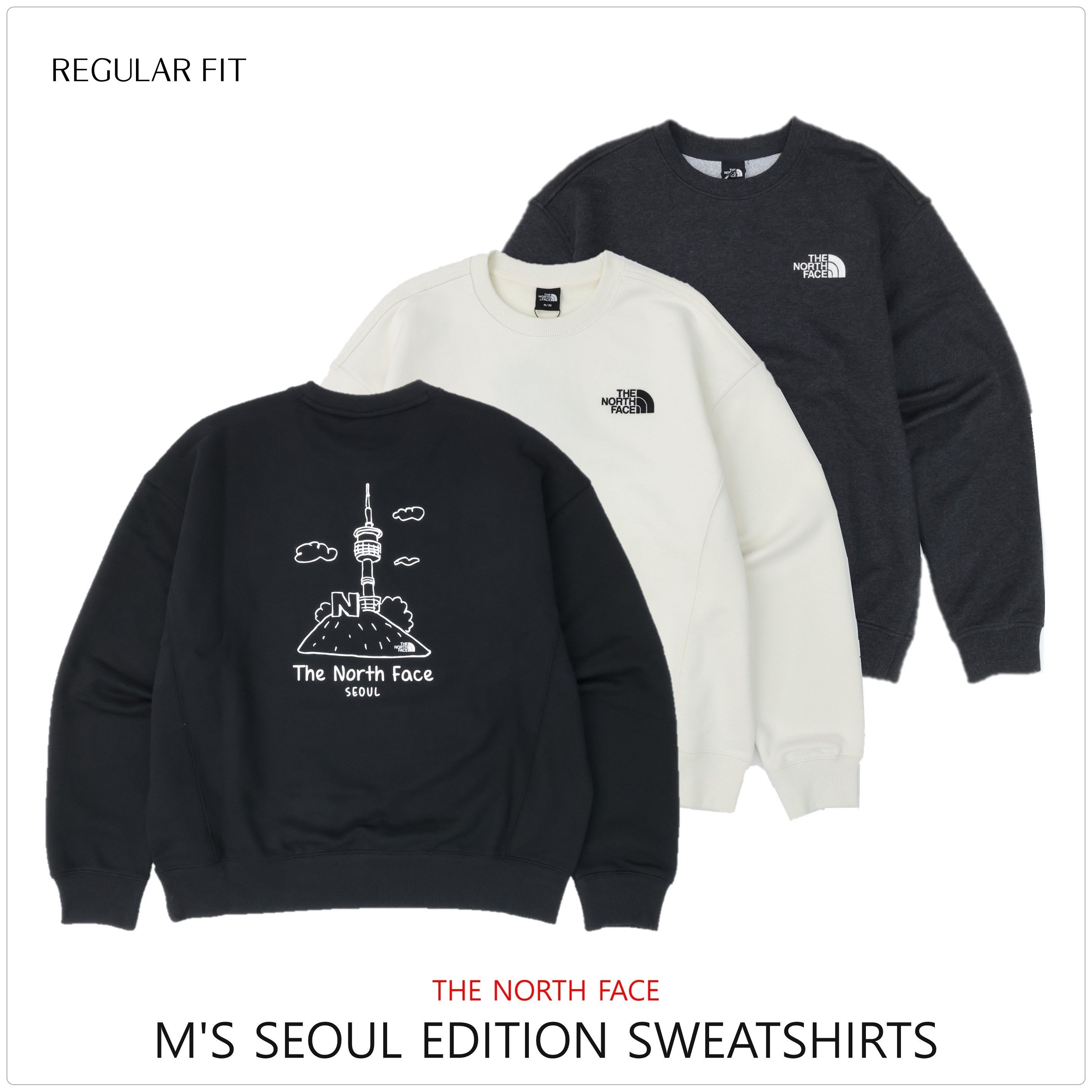 ノースフェイス] M'S SEOUL EDITION スウェットシャツ ☆24AW☆ (THE
