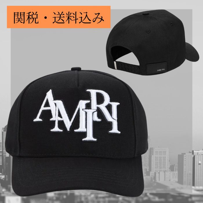 関税送料込♪【AMIRI】アミリ ロゴトラッカー キャップ (AMIRI