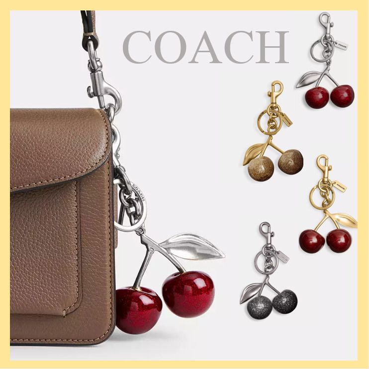 COACH】さくらんぼ型 レジン バッグチャーム 77840 (Coach