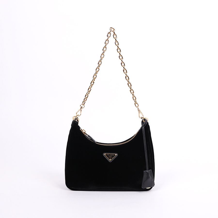 PRADA プラダ Re-Edition ベルベット ミニバッグ (PRADA/ショルダー