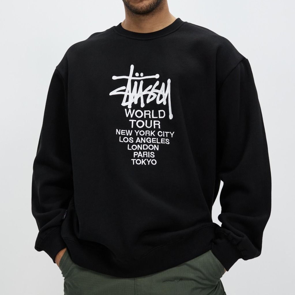 追跡込】[STUSSY] World Tour ロゴ スウェット (STUSSY/スウェット