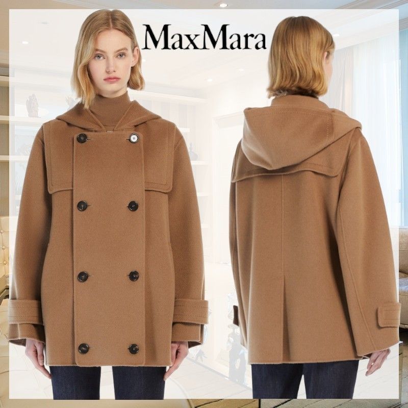 人気】'S MAX MARA 《モントリオール》ダブルブレストコート (S Max