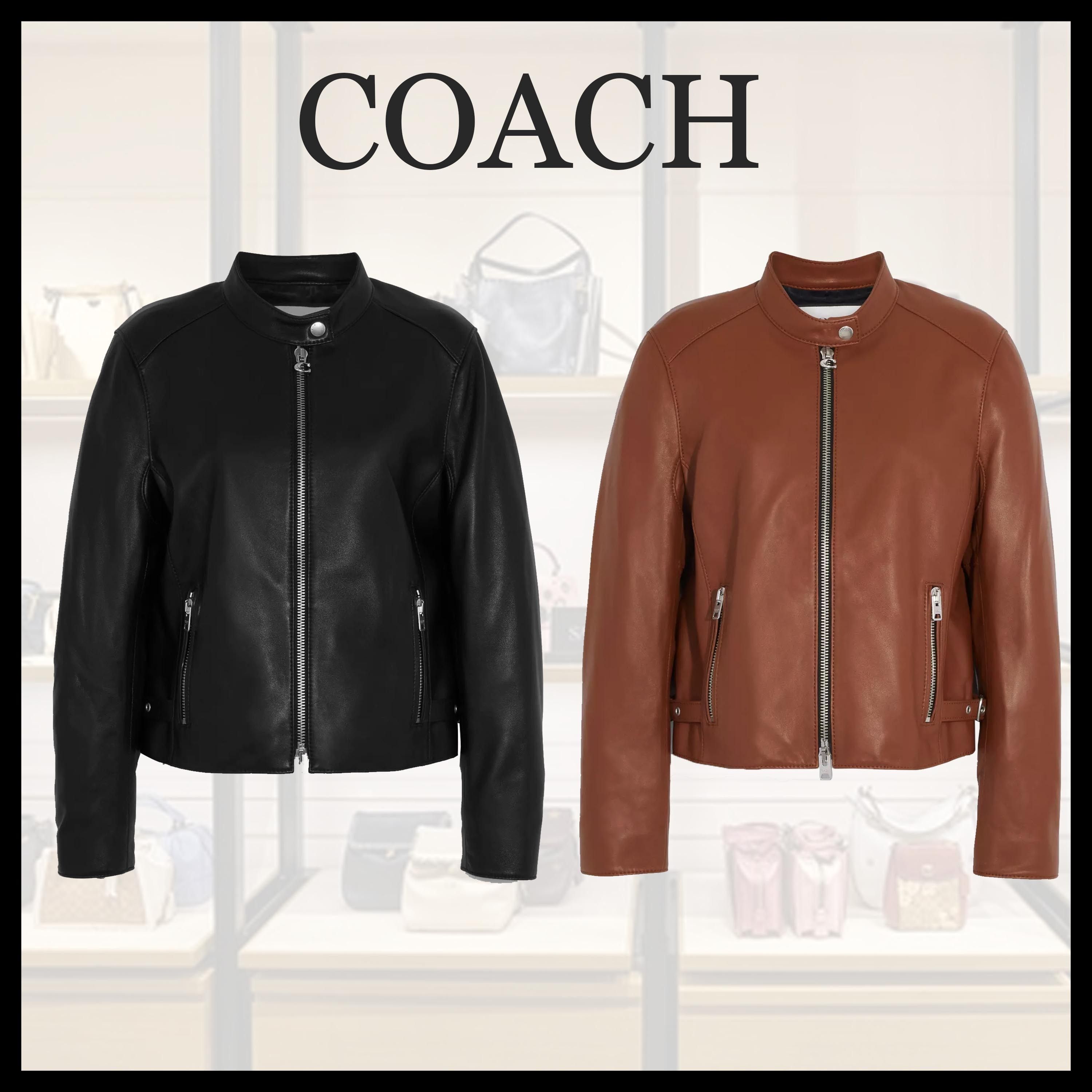 ✨美品✨COACH シングルライダース 本革 レディース Lサイズ相当