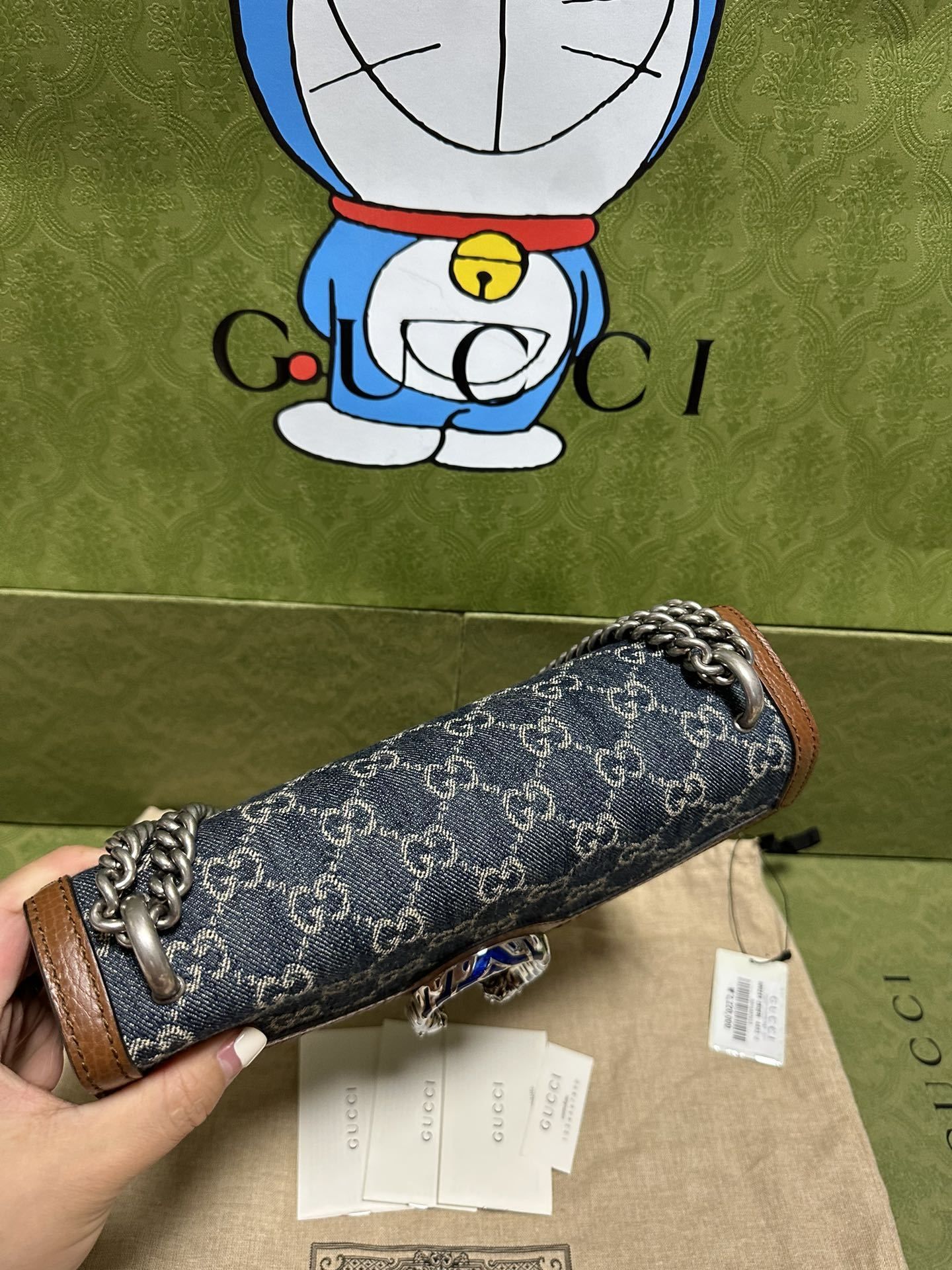 ☆送料込☆Gucci ディオニュソス GG デニム ショルダーバッグ (GUCCI