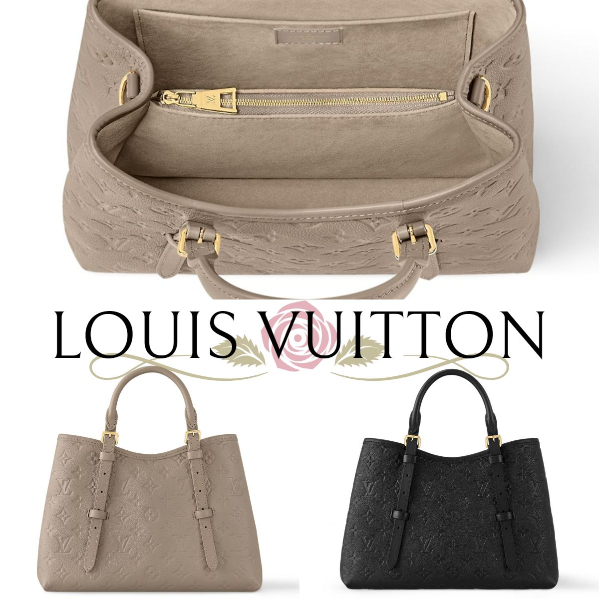 新作*LV*バビロン トートバッグ PM モノグラムアンプラント 2WAY