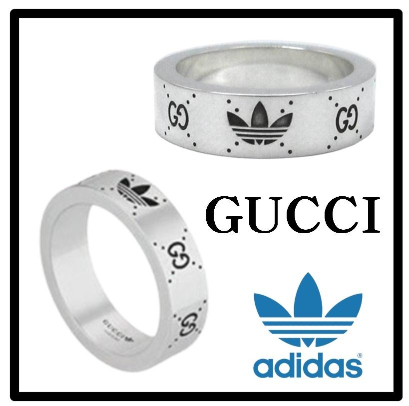 ☆関税込☆GUCCI☆adidas x GUCCI アディダス リング 指輪☆ (GUCCI