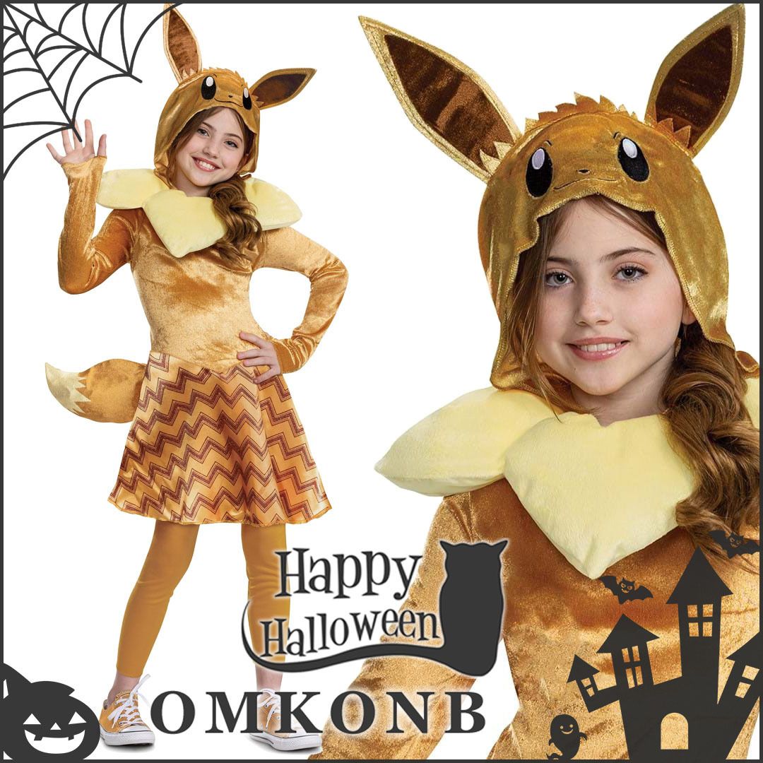 国内発送・関税込】ハロウィン☆ガールズ☆ポケモンイーブイ (子供用