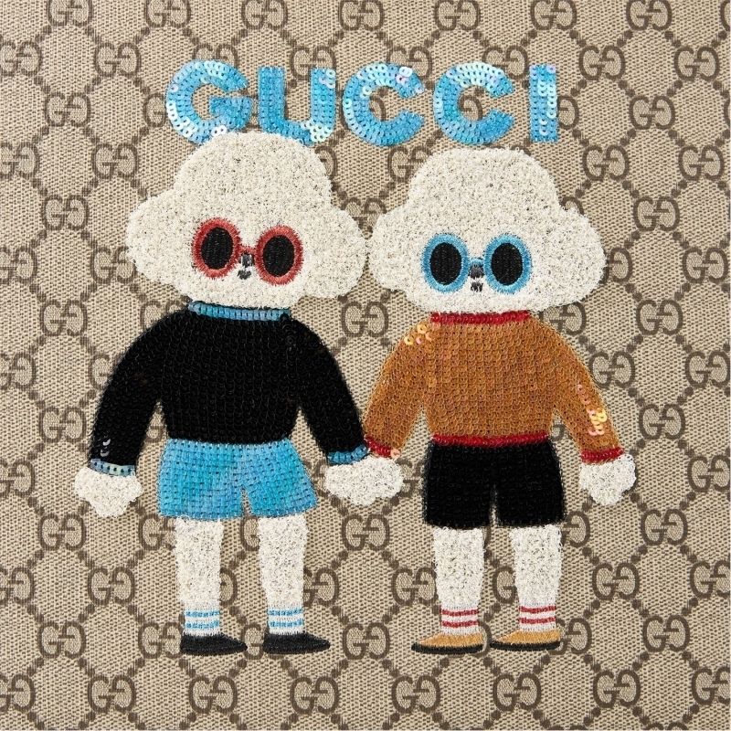 ◇GUCCI 最新作◇キッズ ドッグ刺繍トートバッグ◇ (GUCCI/子供用