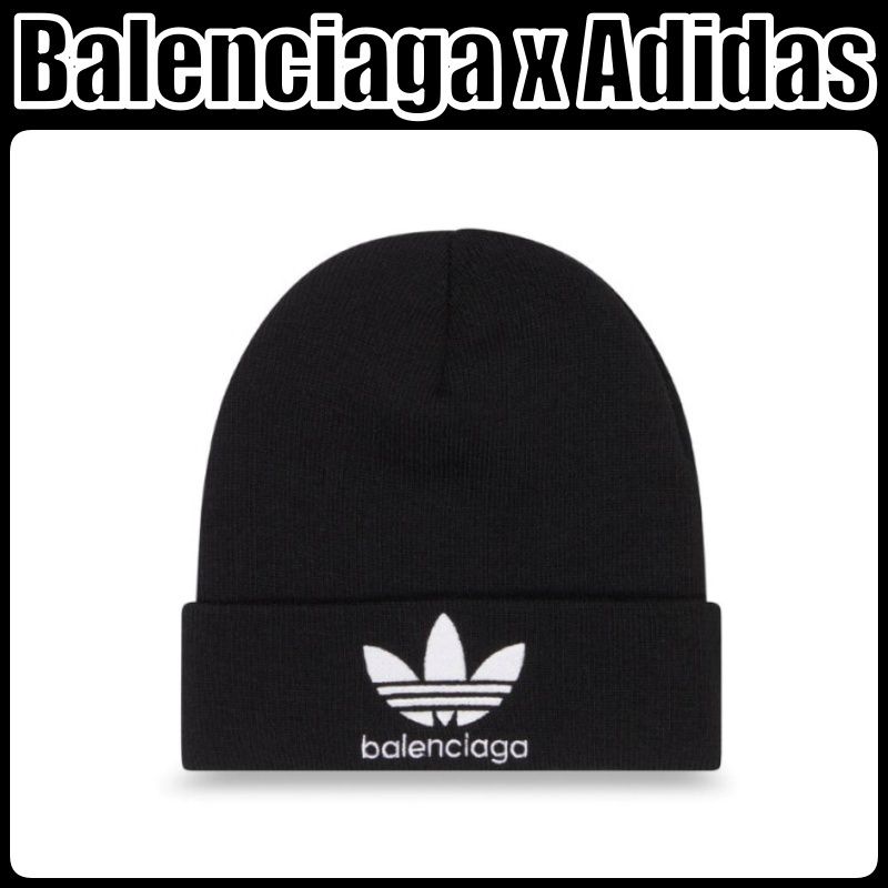バレンシアガ アディダス】Balenciaga x Adidas Beanie Black