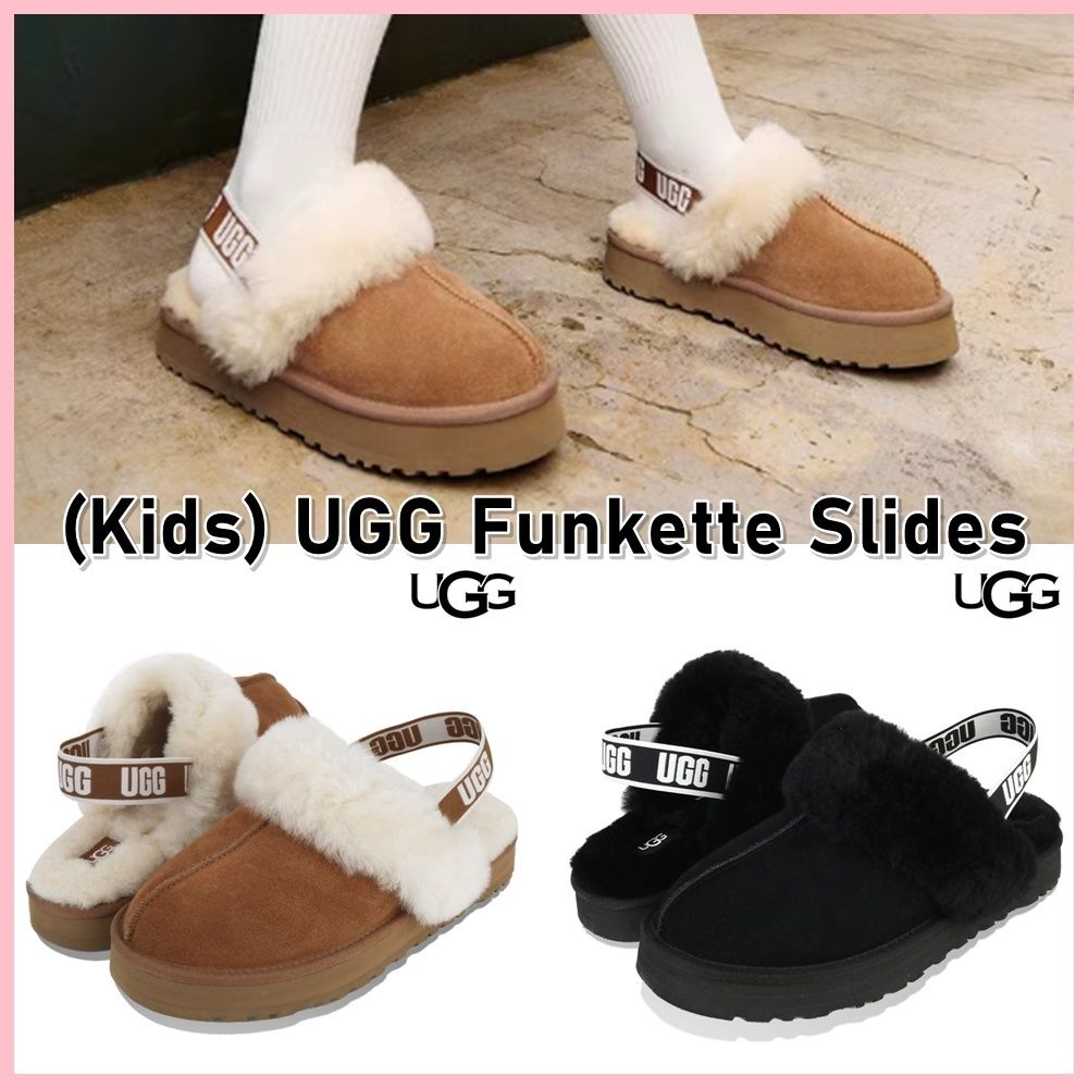 大人もOK!! UGG Funkette Slides Kids ☆関税&送料込 (UGG/キッズ