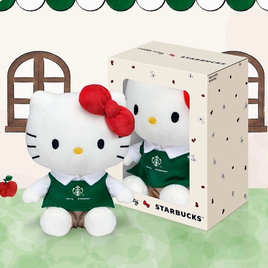 タイ スタバ】海外限定☆ハローキティ ぬいぐるみ (Starbucks