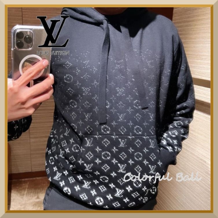 国内発送】Louis Vuitton モノグラム グラデーション パーカー (Louis