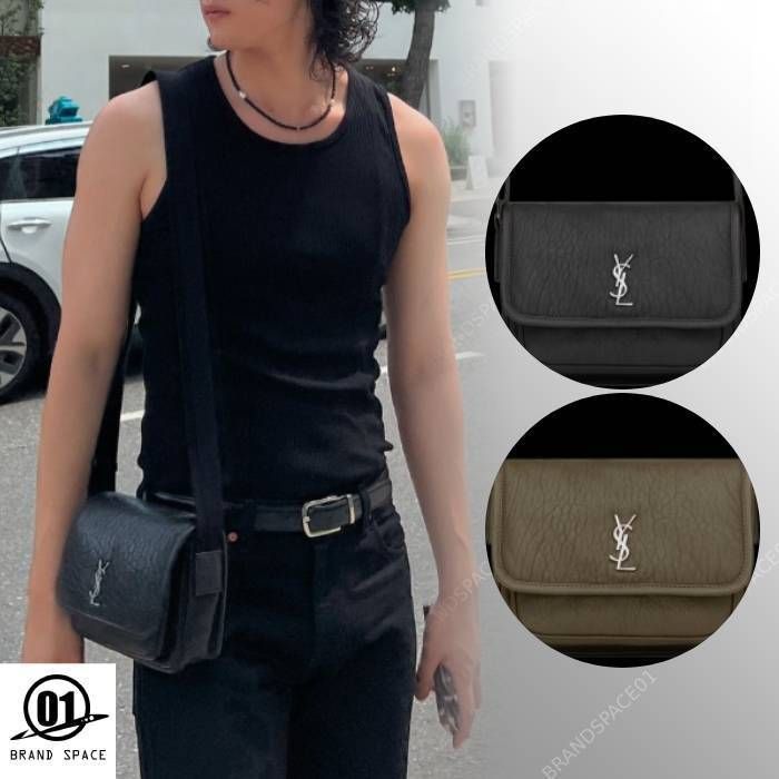 イ・ソクギさん着用 サンローラン ニキ スモールメッセンジャー (Saint