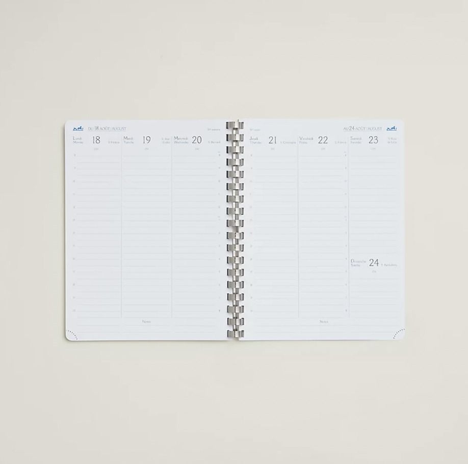 HERMES アジェンダ 手帳リフィル 2025年 16×21.5cm (HERMES/手帳