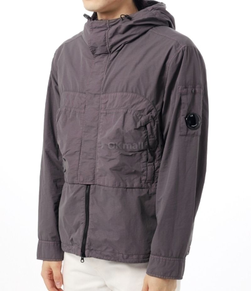 CP COMPANY｜JACKETS (Flatt Nylon Hooded Overshirt (17CMO (C.P.