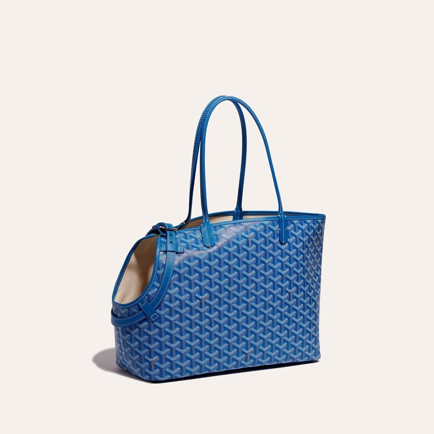 GOYARD ゴヤール シアン・グリ バッグ 小型犬用'キャリーバッグ