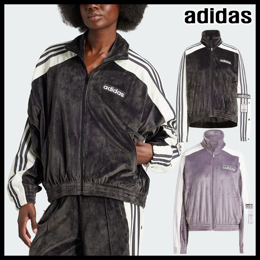 ☆adidas originals☆W ADIBREAK VELOUR トラックトップ☆追跡可